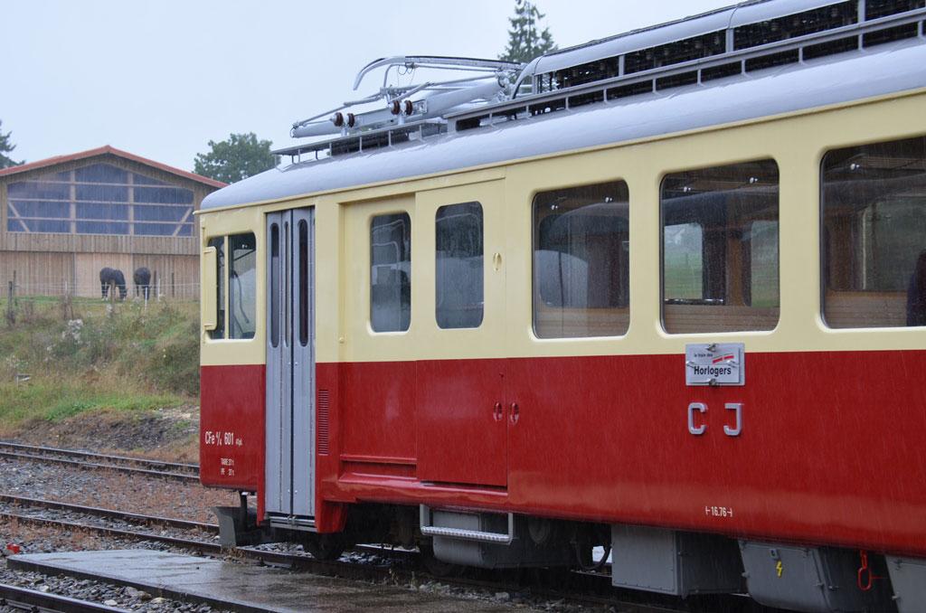 Le "train des Horlogers", une rame entièrement réaménagée.