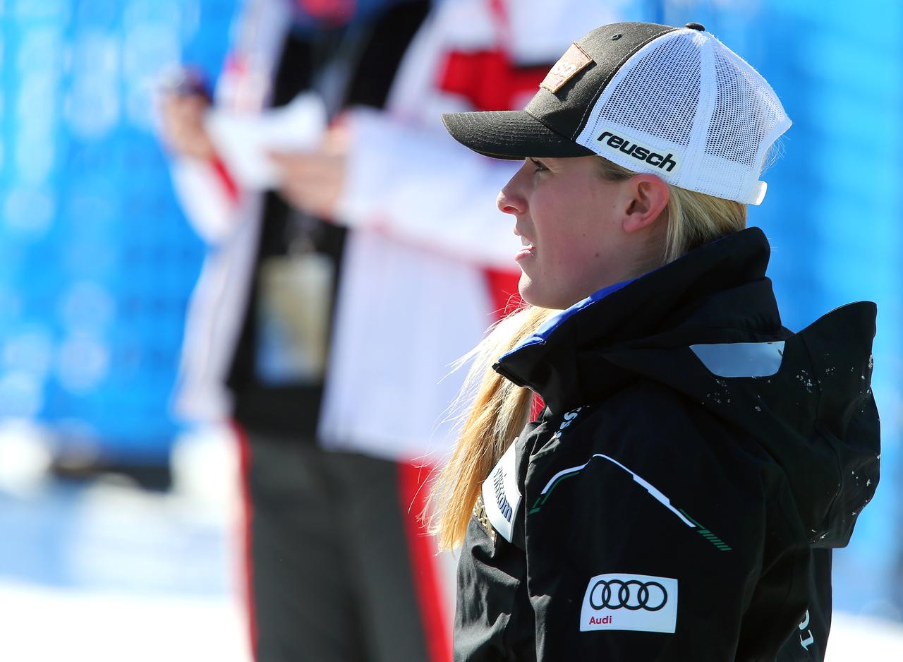 Lara Gut a bien rectifié le tir après sa déconvenue de la veille en Super-G. [Thomas Bachun]