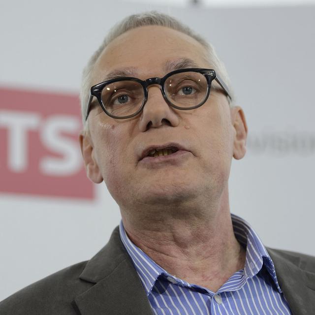 Gilles Pache, Directeur des Programmes de la RTS. [Keystone - Martial Trezzini.]