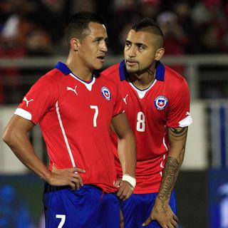 Le Chili de Sanchez et Vidal a les moyens de créer la surprise au Brésil. [Luis Hidalgo]