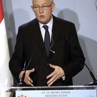 Michel Roger, ministre d'Etat de Monaco. [Valéry Hache]