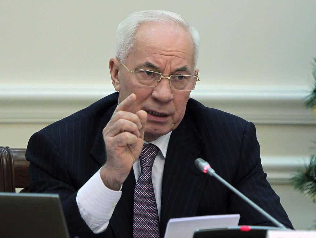 Azarov5 [KEYSTONE - AP Photo/Sergei Chuzavkov]