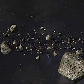 Ceinture d’astéroïdes. [mhn/fr]
