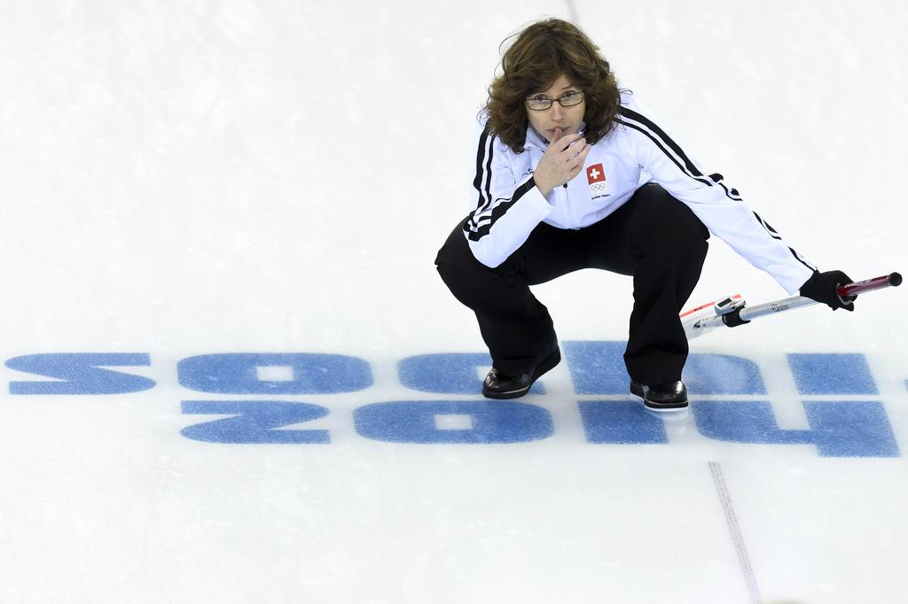Mirjam Ott aura marqué de son empreinte le curling helvétique. [Laurent Gillieron]