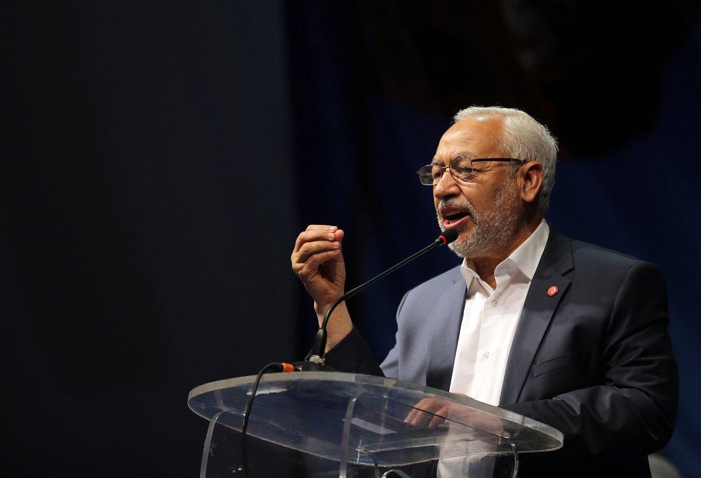 Le leader d'Ennahda Rachid Ghannouchi.