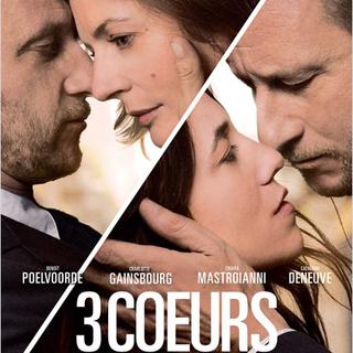 L'affiche du film "3 cœurs" de Benoît Jacquot. [Wild Bunch Distribution]