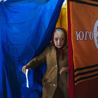 Le vote sur le referendum a eu lieu ce dimanche dans l'est de l'Ukraine. [Dimitar Dilkoff]