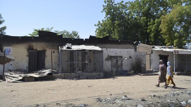 Les destructions orchestrées par les militants du mouvement Boko Haram. [Stringer]