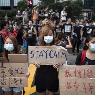 Le mouvement pro-démocratie ne faiblit pas à Hong Kong. [Philippe Lopez]