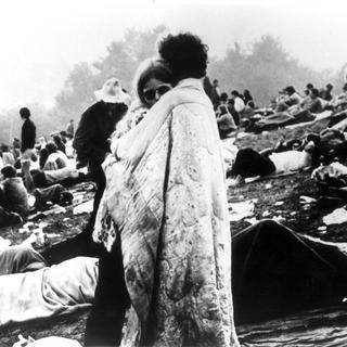 Des festivaliers à Woodstock en 1969. [Keystone - AP]