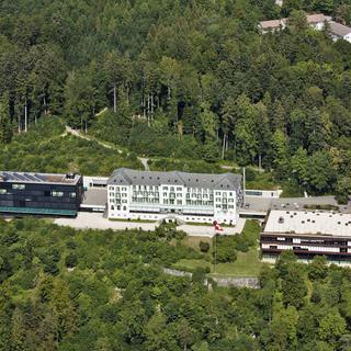 Le centre de Macolin sur les hauteurs du lac de Bienne. [Alessandro Della Bella]