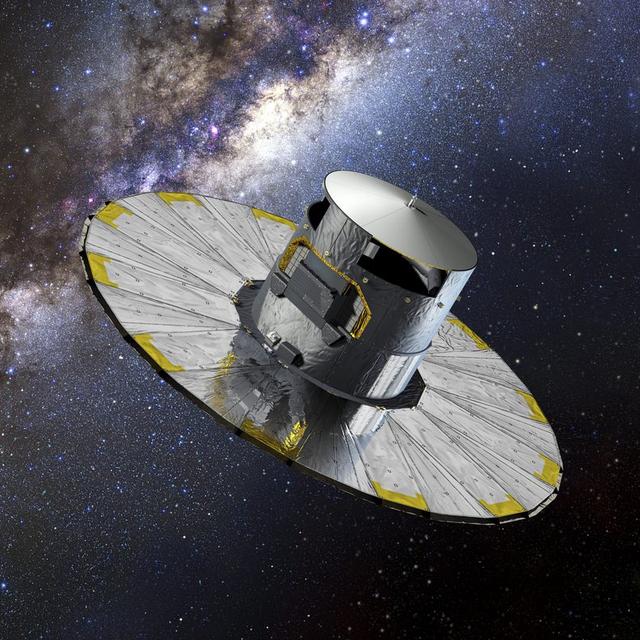 La mission du satellite européen Gaia doit durer 5 ans (image de synthèse). [EPA/EUROPEAN SPACE AGENCY, ESA]