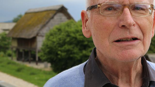 Michel Egloff, fondateur du Laténium, Musée cantonal d'archéologie d'Hauterive (Neuchâtel). [Charles Sigel]