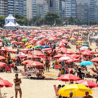 Plage de Copacabana en septembre 2012. [Marcelo Fonseca]
