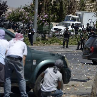 Des heurts entre des Palestiniens et les troupes israéliennes ont fait 70 blessés mercredi près de Jérusalem. [Salih Zeki Fazlioglu/Anadlu Agency]