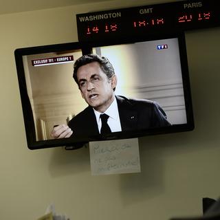 Nicolas Sarkozy a réagi tel un fauve blessé. [Stéphane de Sakutin]