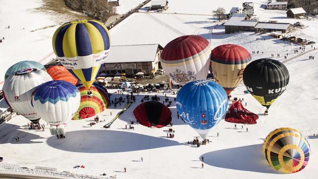 Le festival s'est terminé sur une journée d’un blanc immaculé à cause de la neige tombée. [Aline Staub]