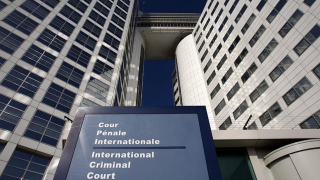 Entrée de la Cour pénale internationale dans la ville de La Haye, Pays-Bas. [Reuters - Jerry Lampen]