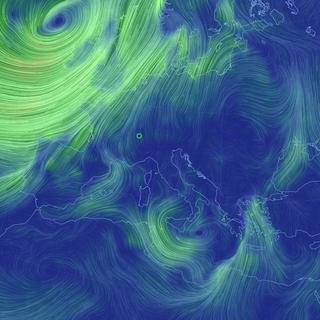 Le site Earth Wind Map permet d’explorer en temps réel les vents qui évoluent autours de la terre. [earth.nullschool.net]