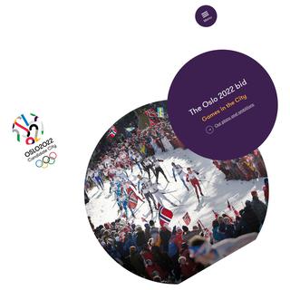 Capture d'écran du site officiel de la candidature d'Oslo pour les JO 2022. [http://www.ol22.no/]