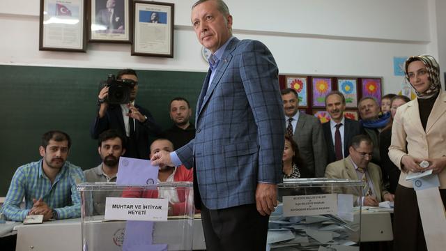 Election test pour le Premier ministre Recep Tayyip Erdogan. [Emrah Gurel]