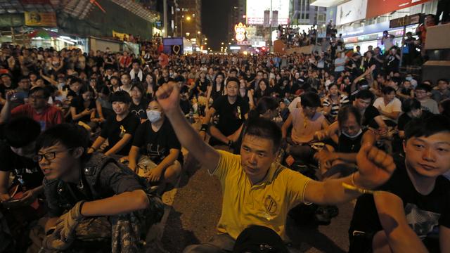 Les étudiants rejoints par les lycéens sont le fer de lance de la campagne de désobéissance civile lancée pour dénoncer la mainmise grandissante de Pékin sur Hong Kong.