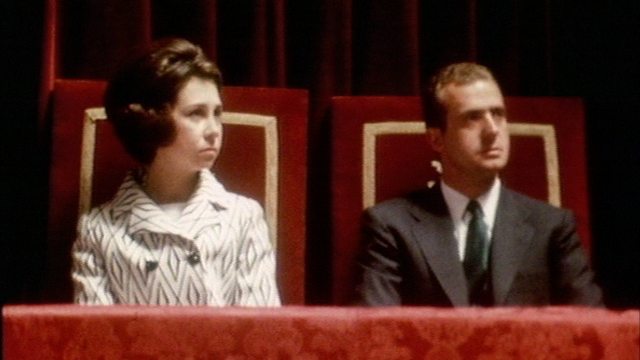 Juan Carlos d'Espagne et son épouse en 1970. [RTS]