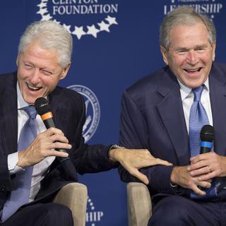 L’amitié entre les deux anciens présidents américains est connue depuis longtemps. [Saul Loeb]