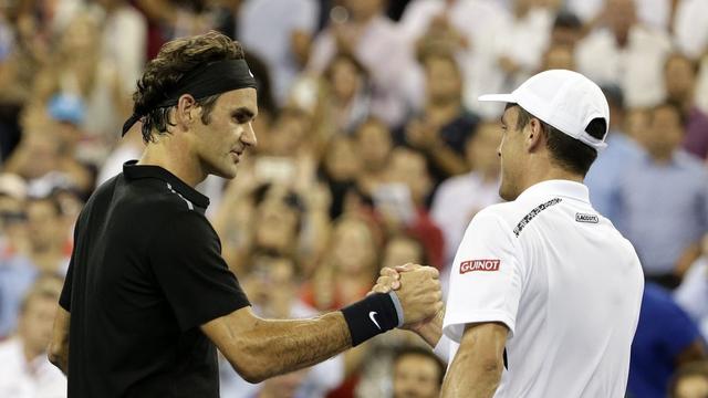 Roger Federer et Roberto Bautista-Agut.