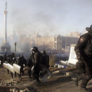 Le service de sécurité ukrainien lance une opération "anti-terroriste" à travers le pays, après le regain de violences de mardi. [Stringer]