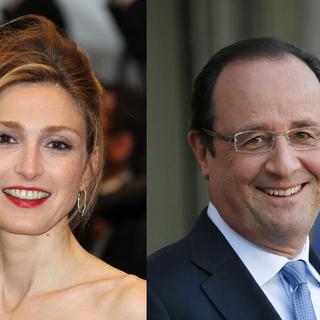 La presse people fait état d'une relation entre le président français François Hollande et l'actrice Julie Gayet. [AFP - Valery Hache/Thomas Samson]