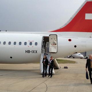 Un avion de la compagnie Swiss assurant la liaison entre l'aéroport de London City et Genève a été évacué jeudi suite à un problème de réacteur lors du décollage [Riccardo Cavo]