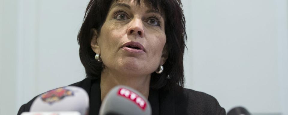 Doris Leuthard. [Keystone - Peter Klaunzer]