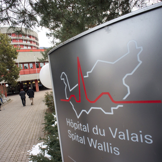 Le site sédunois de l'Hôpital du Valais. [Olivier Maire]