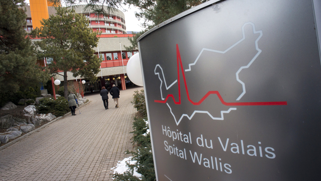 Le site sédunois de l'Hôpital du Valais. [Olivier Maire]