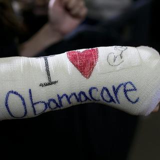 Les Etats-Unis fêtent le premier anniversaire de l’instauration d’Obamacare. [EPA - Yoon S. Byun]