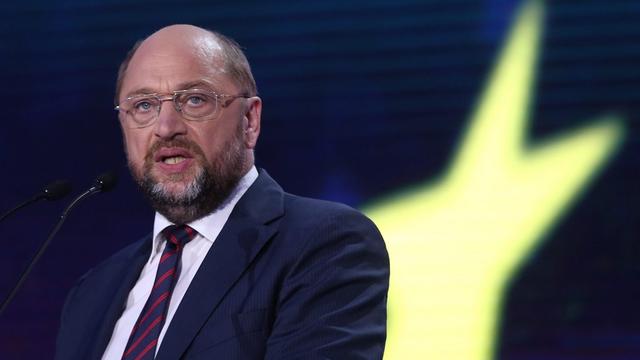 Martin Schulz (Allemagne) - Poids lourd à Bruxelles, le SPD allemand est le chef de file des socialistes européens depuis dix ans et a été désigné président du Parlement européen en 2012. Candidat au poste de président de la Commission européenne, il a mené à ce titre la campagne du centre-gauche dans les 28 Etats membres de l'UE. [Olivier Hoslet]