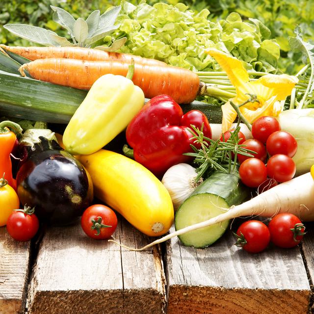 L'alimentation végétarienne fait la part belle aux fruits et légumes, mais également aux légumineuses. [Johanna Mühlbauer]