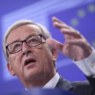 Le nouveau président de la Commission européenne Jean-Claude Juncker a réaffirmé ne pas être un bureaucrate. [EPA/Keystone - Olivier Hoslet]
