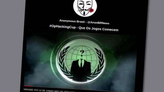 L'opération #OpHackingCup des Anonymous brésiliens prend le parti des militants. [Twitter - @anonBRnews]