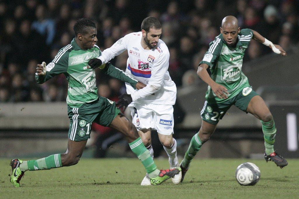 Fernandes et Matuidi ont joué ensemble à St-Etienne en 2009-10. [KEYSTONE - LAURENT CIPRIANI]