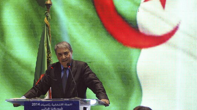 Ali Benflis est le principal rival du président sortant Abdelaziz Bouteflika dans la course à la présidence algérienne. [AP Photo - Sidali Djarboub]