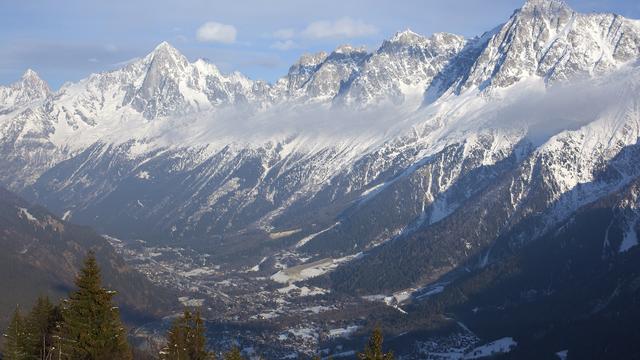 La vallée de Chamonix (F). [AFP]