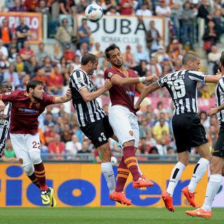 Une action entre la Juventus et l'AS Roma lors de leur confrontation du 11 mai 2014 à Rome. [Ettore Ferrari]