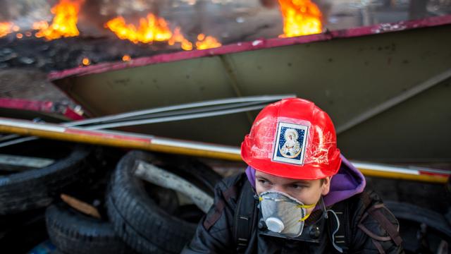 La place Maïdan, ainsi qu'une bonne partie de Kiev, sont devenu un champ de guerre. [Andrey Stenin]