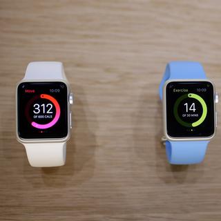 L'Apple Watch pourra mesurer le nombre de calories dépensées par jour. [Marcio Jose Sanchez - AP Photo]