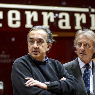 Segio Marchionne (gauche) remplace Luca di Montezemolo à la tête de Ferrari. [Fabrice Coffrini]