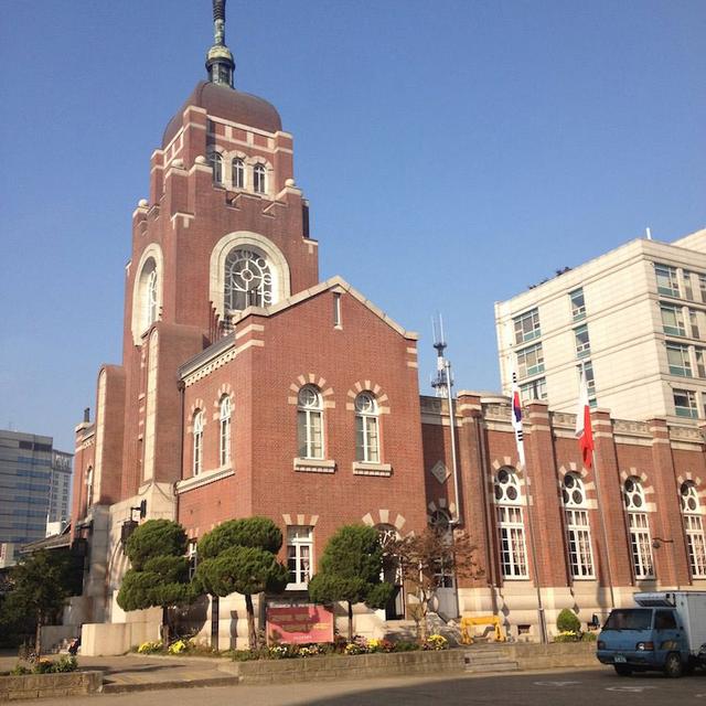 Eglise du Chongdogyo - extérieur. [Jean-Christophe Emery]