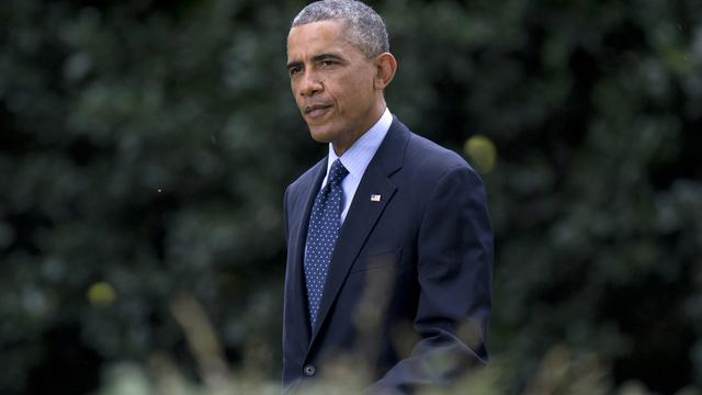 Barack Obama, photographié le 7 octobre près de la Maison Blanche. [AP Photo/Carolyn Kaster]