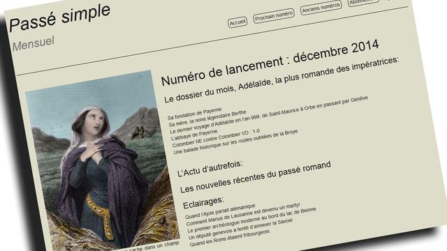 Le premier numéro de la revue Passé simple paraîtra en décembre.